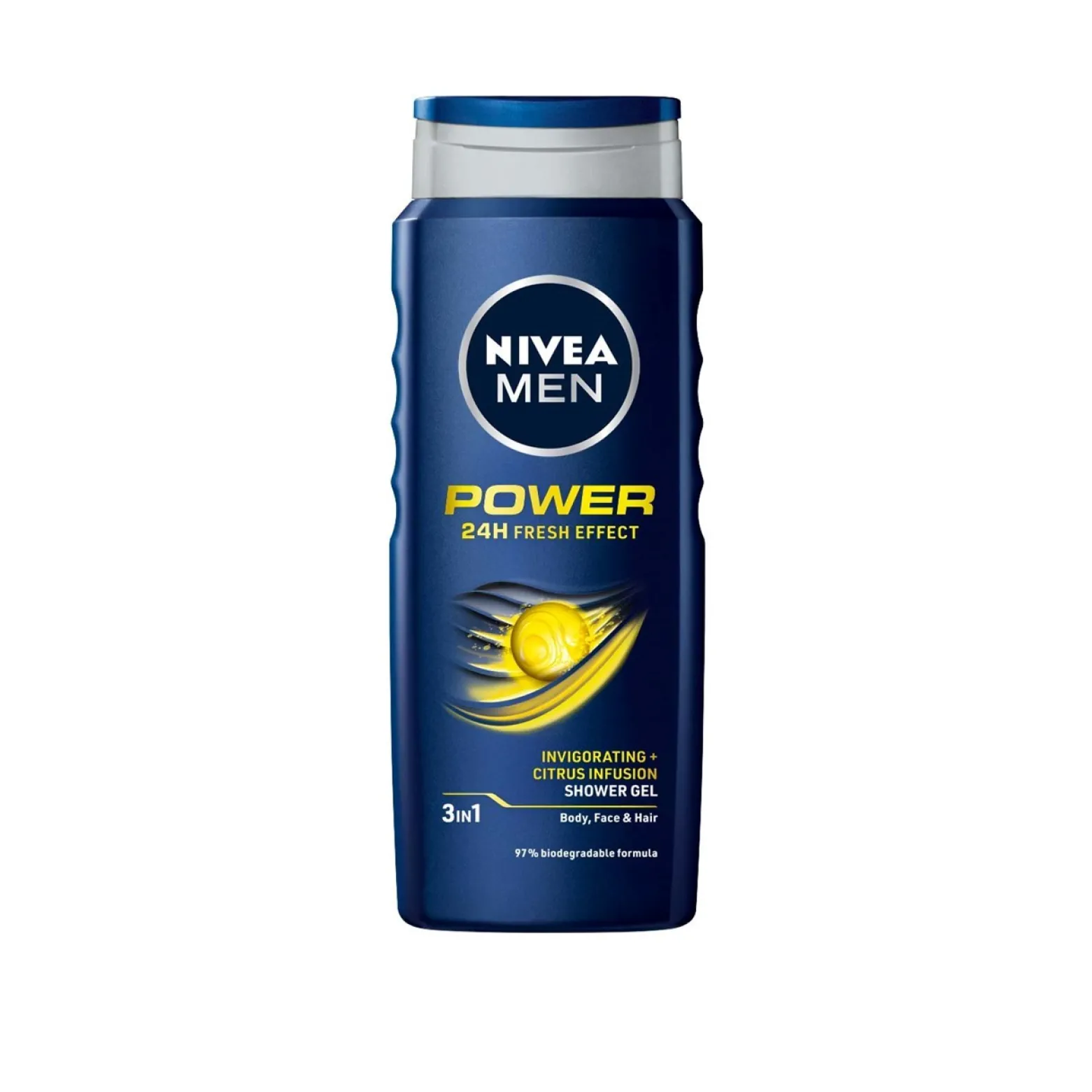 Nivea Men Power 24h Fresh Effect 3-In-1 Shower Gel 500ml (16.91fl oz)