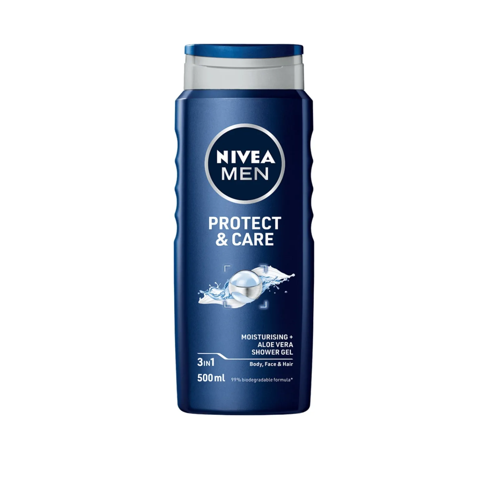 Nivea Men Protect & Care 3-In-1 Shower Gel 500ml (16.9 fl oz)