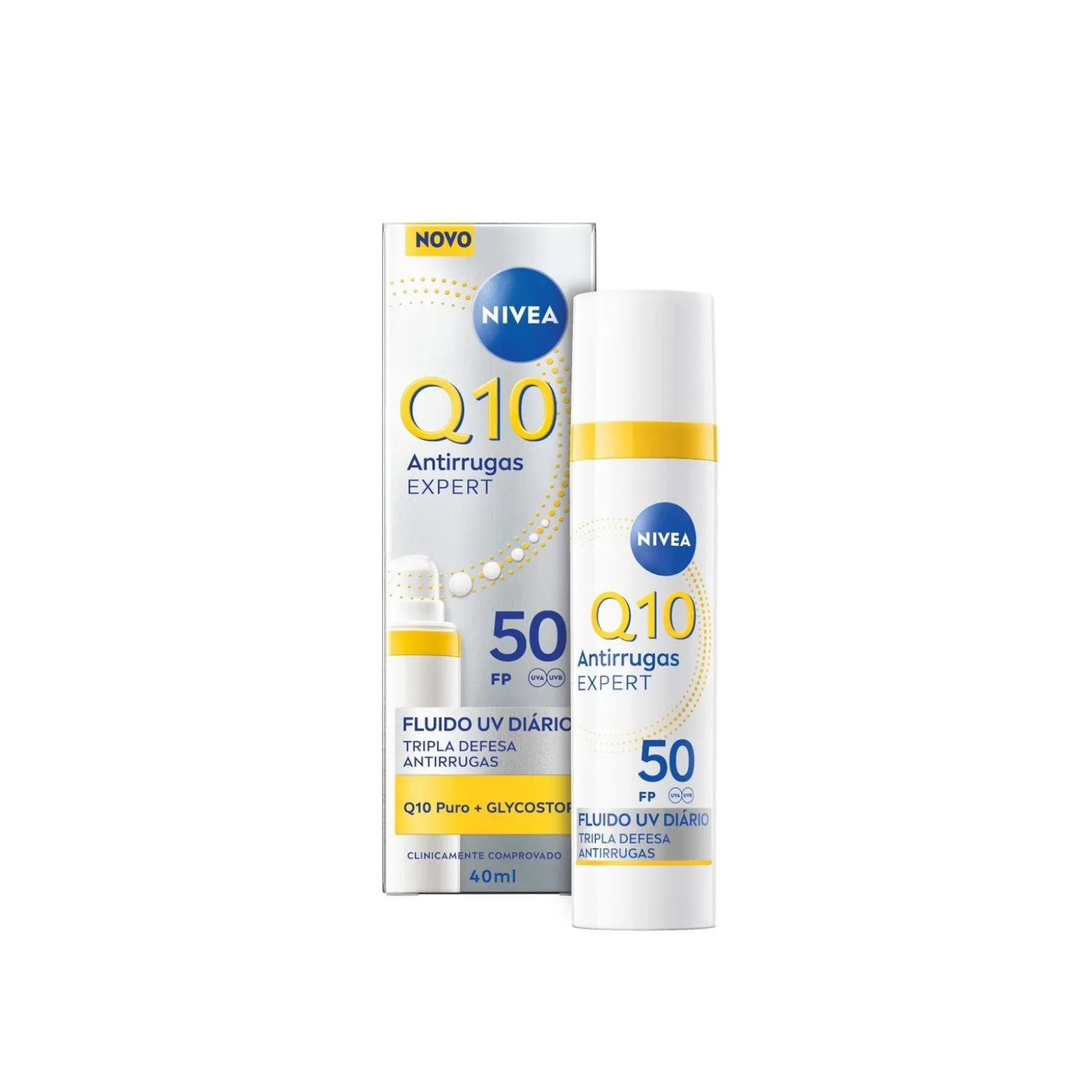 Nivea Q10 Anti-Wrinkles Expert Daily UV Fluid SPF50 40ml (1.35floz)