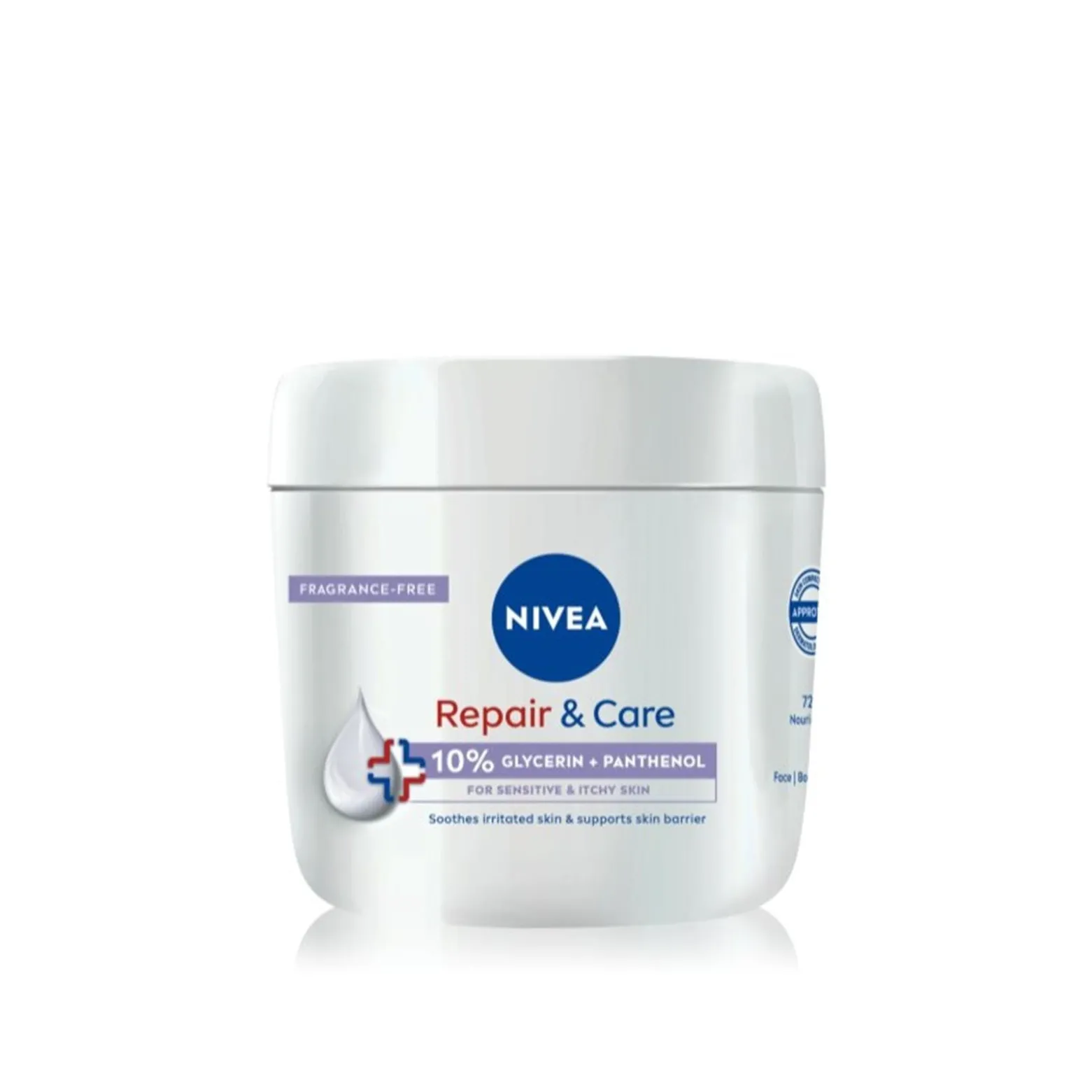 Nivea Repair & Care Fragrance-Free Body Cream 400ml (13.52floz)