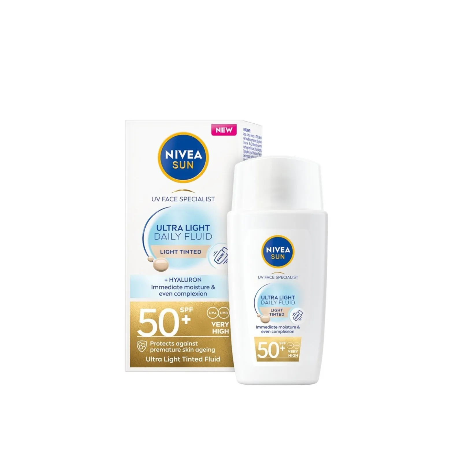 Nivea Sun UV Face Specialist Ultra Light Daily Fluid SPF50+ Light 40ml (1.35floz)