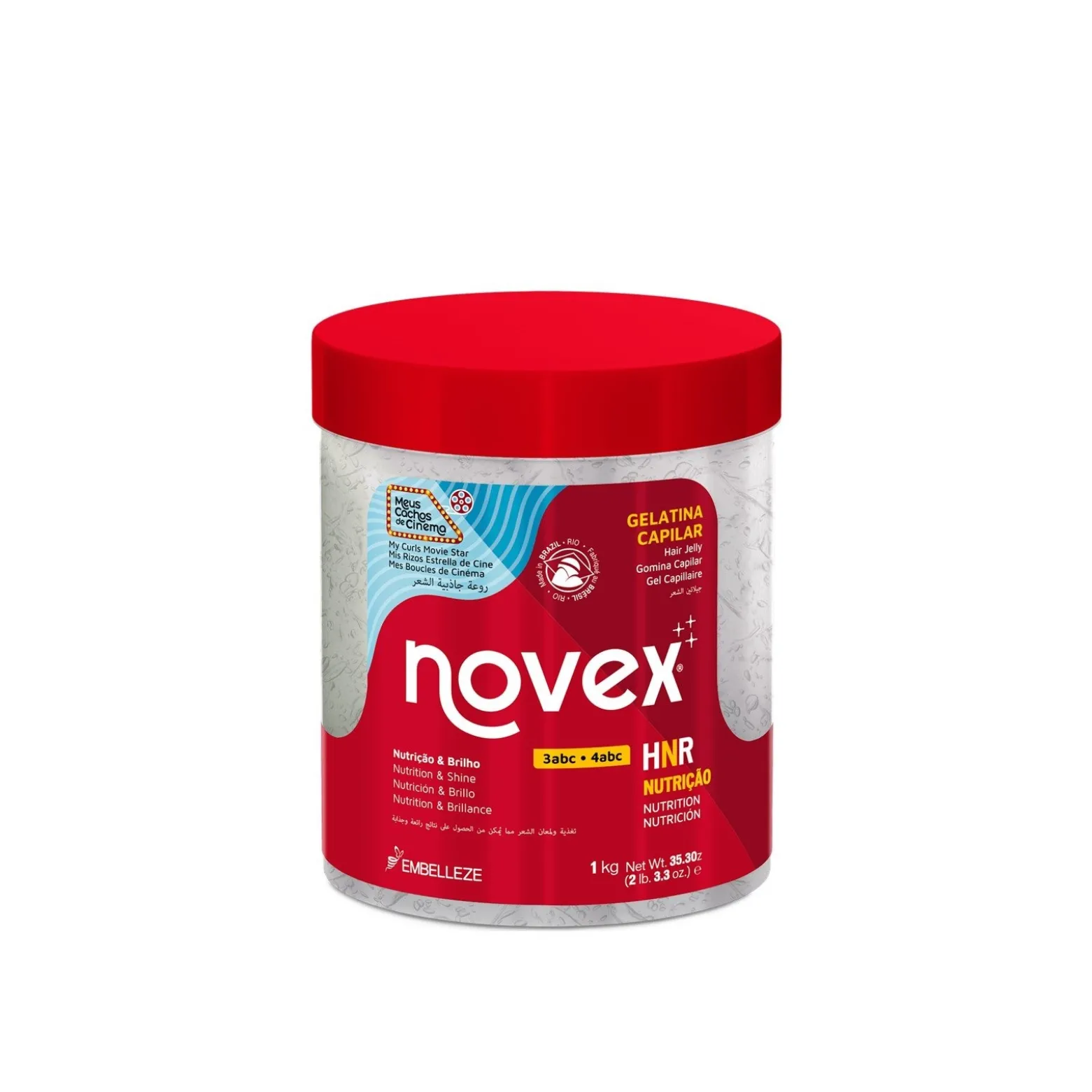 Novex Meus Cachos de Cinema Hair Jelly 1kg (35.3oz)