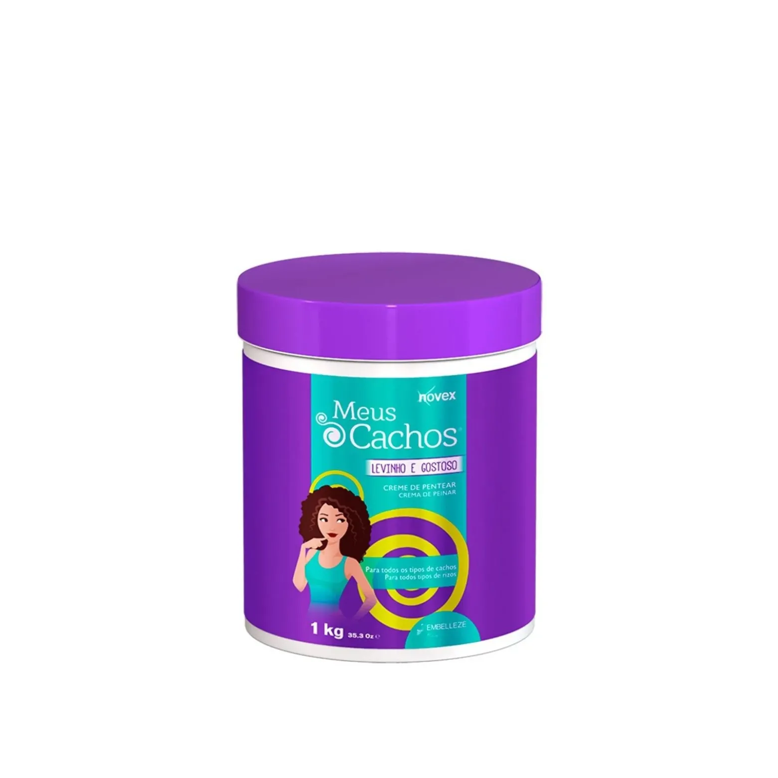 Novex Meus Cachos Super Curly Leave-In Conditioner 1kg (35.3oz)