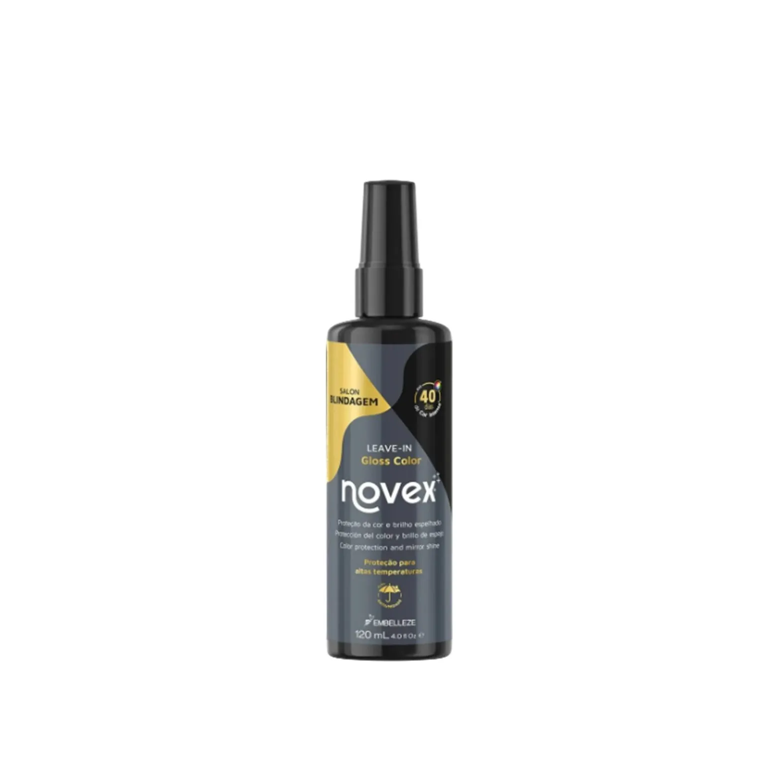 Novex Salon Blindagem Leave-In Gloss Color 120ml (4.0floz)