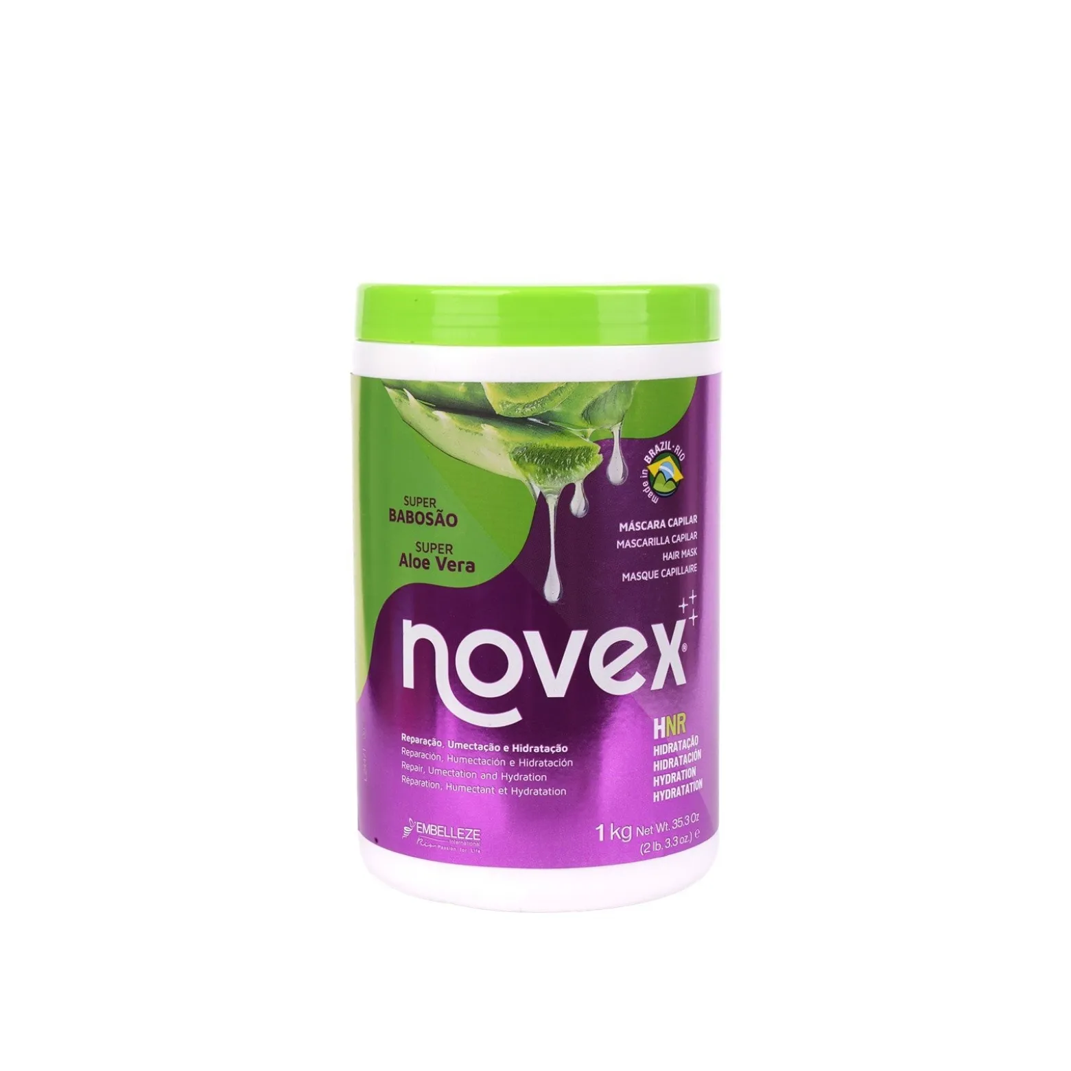 Novex Super Aloe Vera Hair Mask 1Kg (35.3oz)