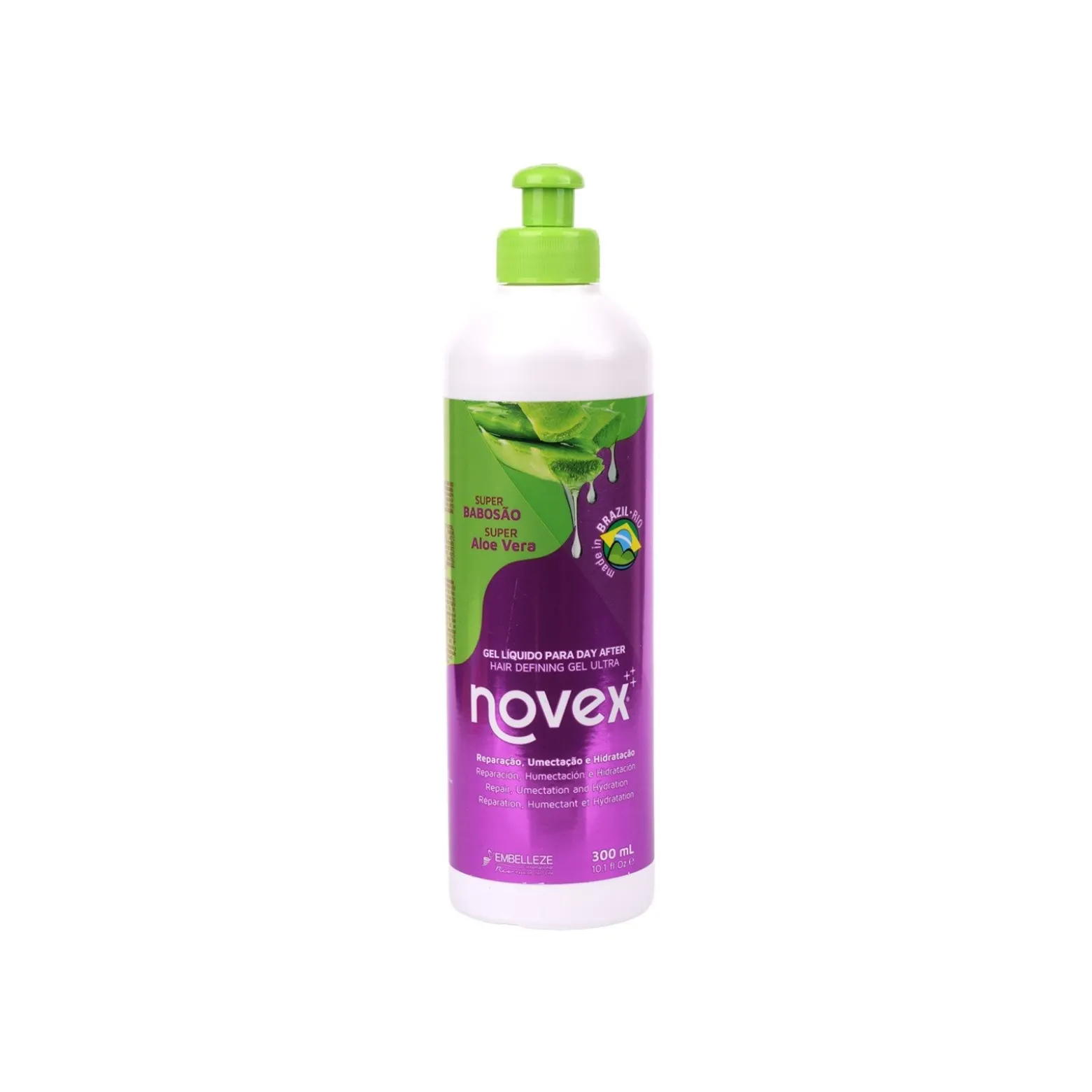 Novex Super Aloe Vera Hair Defining Gel Ultra 300ml (10.1floz)