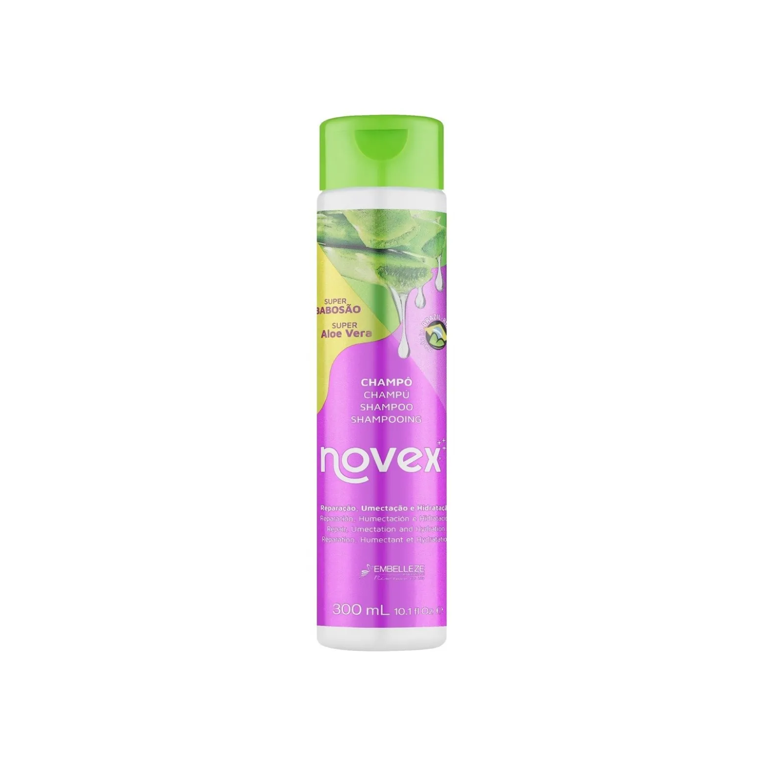 Novex Super Babosão Aloe Vera Shampoo 300ml (10.1floz)