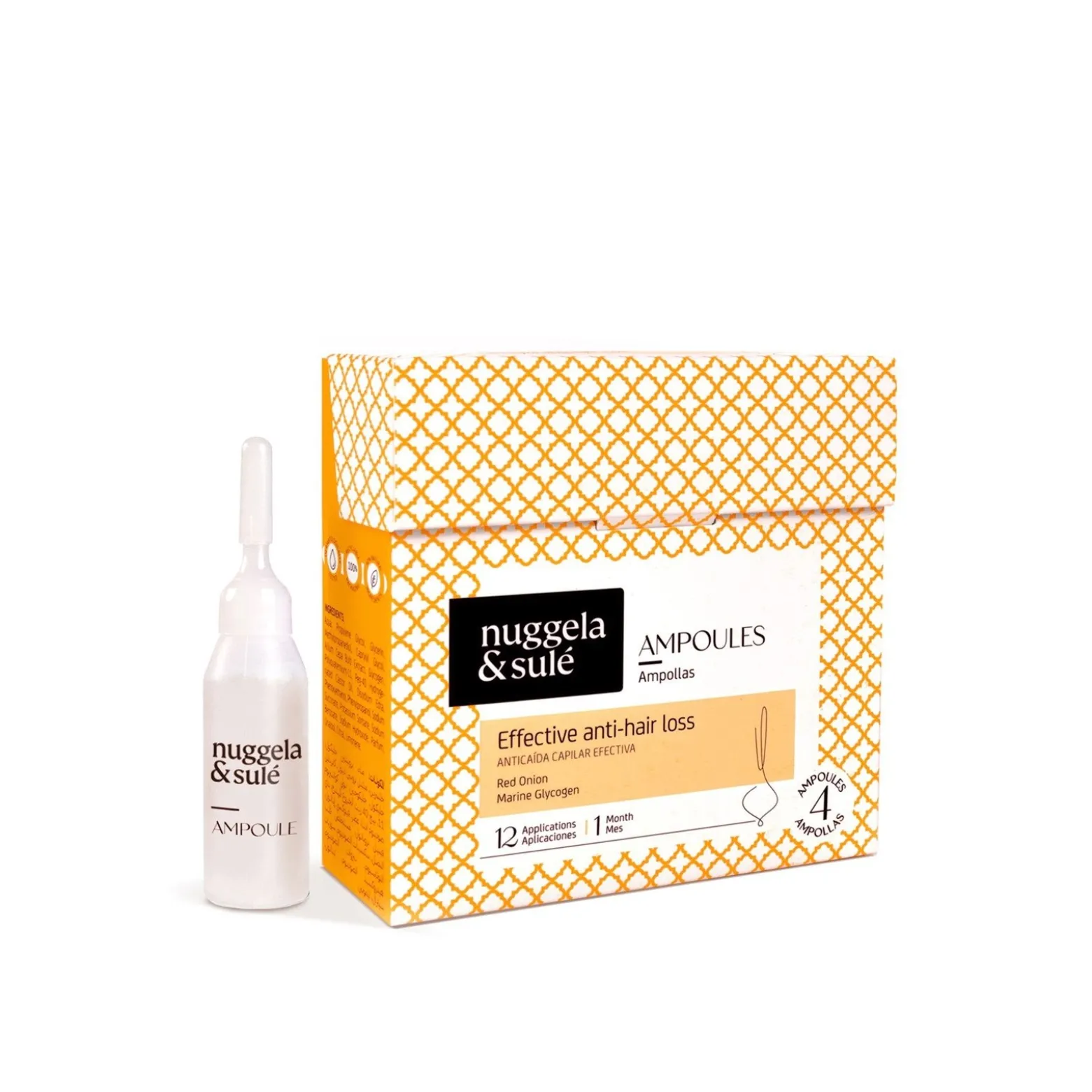 Nuggela & Sulé Effective Anti-Hair Loss Ampoule 10ml x4 (4x 0.338 fl oz)