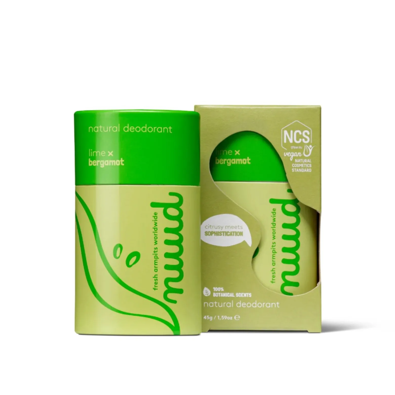 nuud Lime x Bergamot Stick Natural Deodorant 45g (1.59oz)