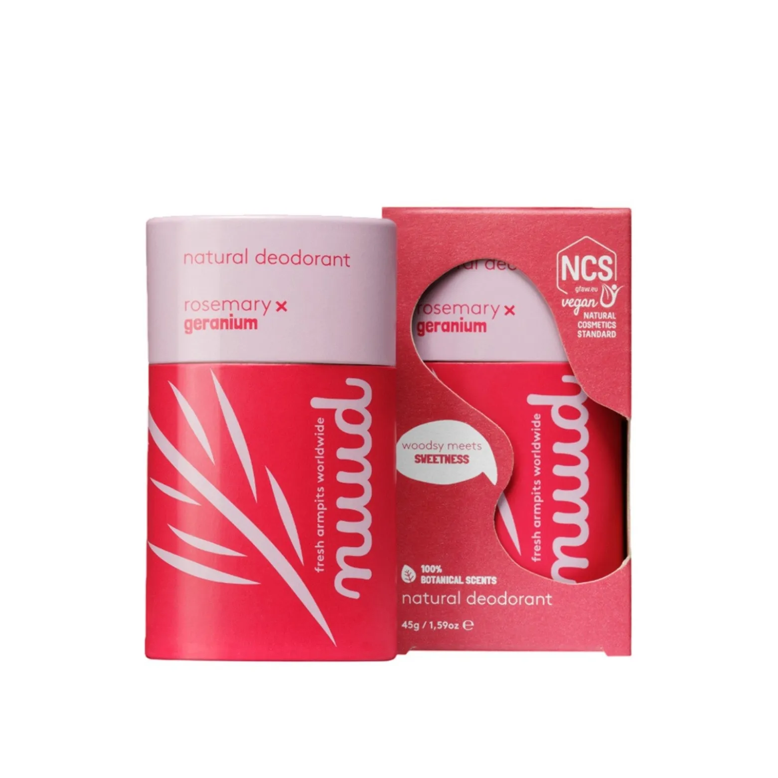 nuud Rosemary x Geranium Stick Natural Deodorant 45g (1.59oz)