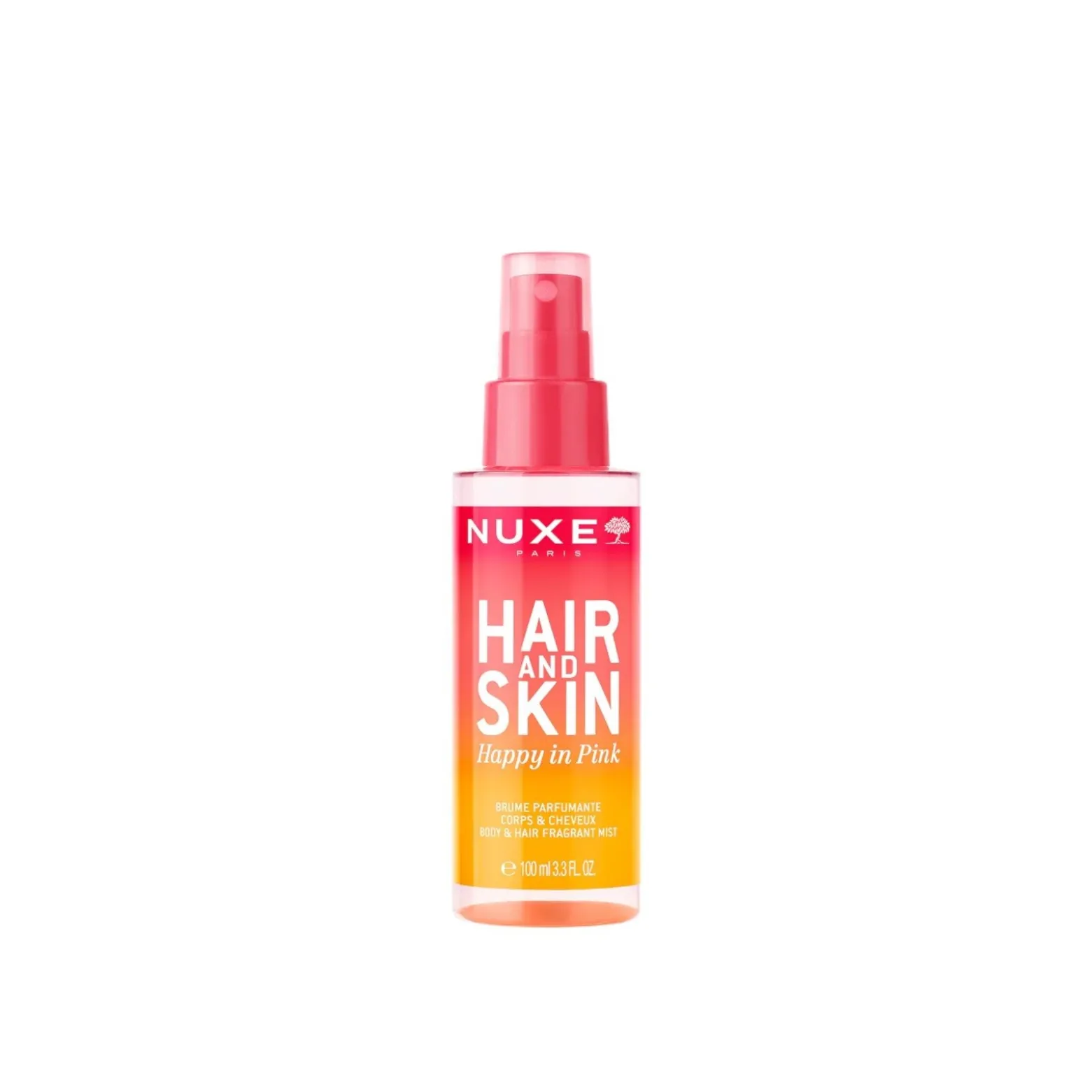 NUXE Hair and Skin Happy in Pink Body & Hair Fragrant Mist 100ml (3.3floz)