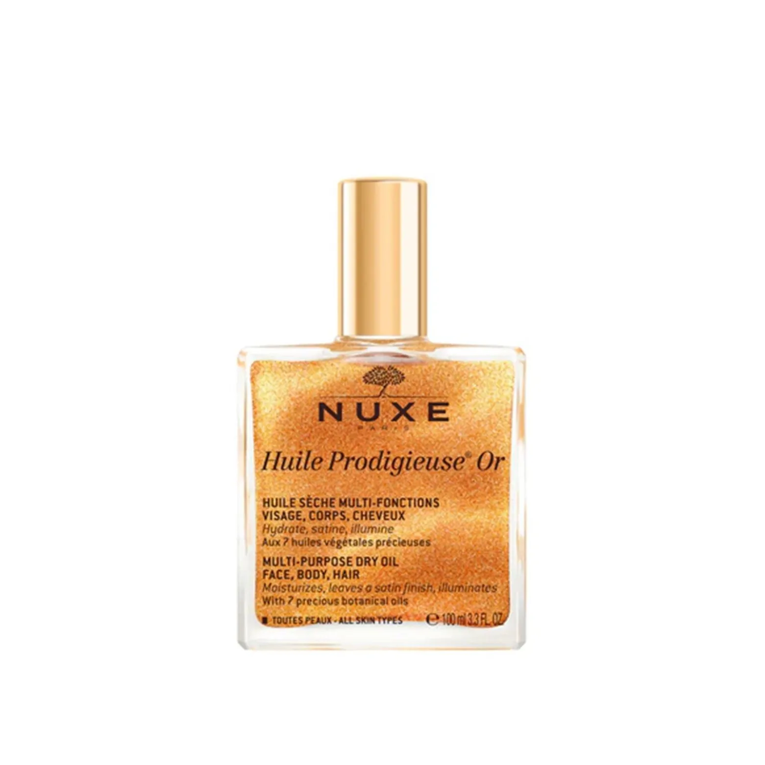 NUXE Huile Prodigieuse Or Shimmering Dry Oil with Spray 100ml (3.38fl oz)