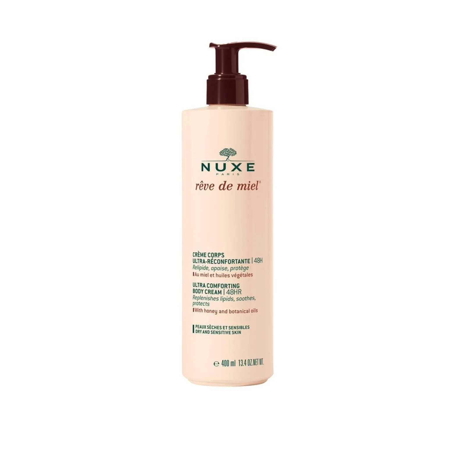 NUXE Rêve de Miel Ultra Comforting Body Cream 48h 400ml (13.53floz)