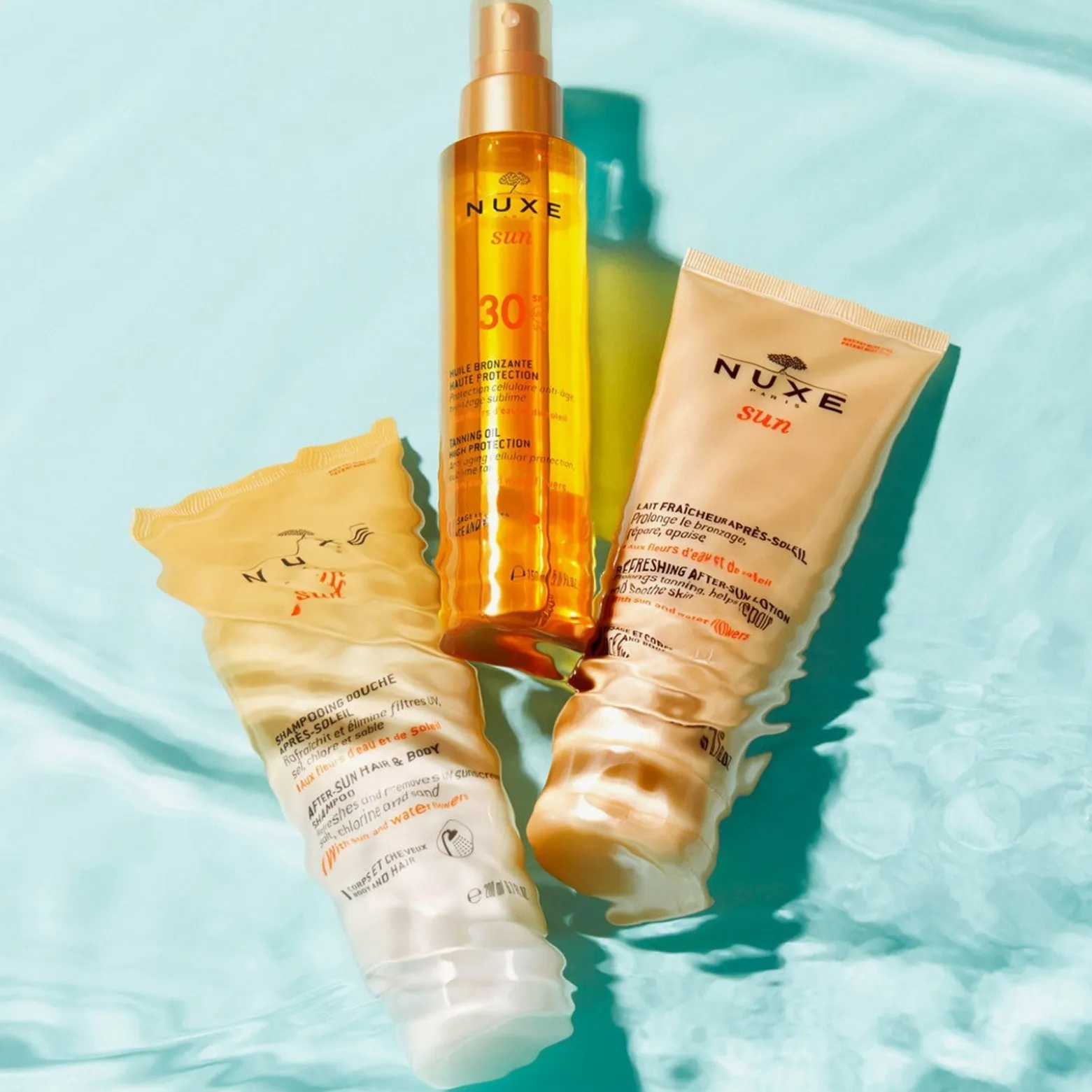 NUXE Sun Tanning Oil High Protection for Face and Body SPF30 Sunscreen 150ml (5.07fl oz)