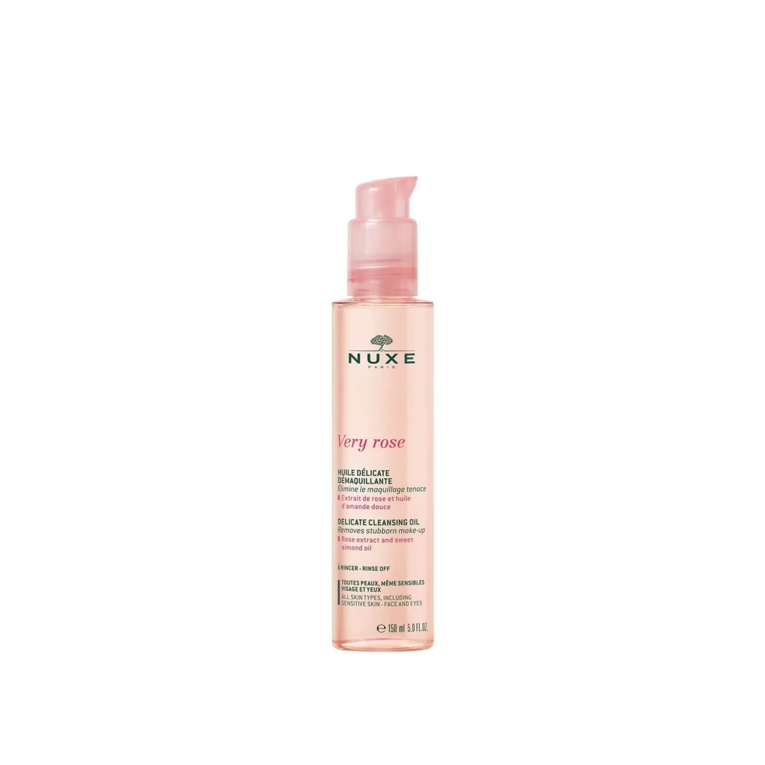 NUXE Very Rose Delicate Cleansing Oil 150ml (5.0floz)