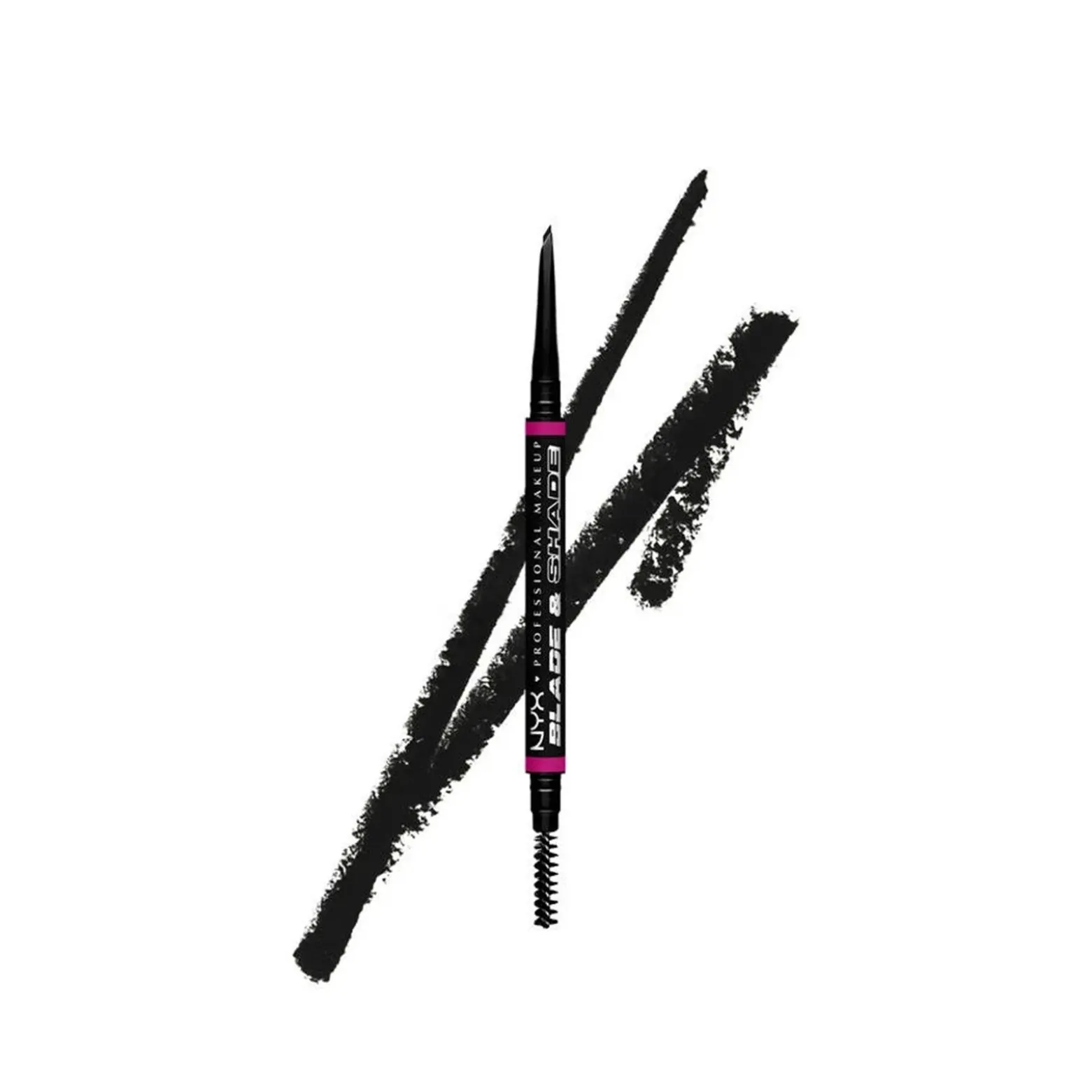 NYX Pro Makeup Blade & Shade Nano Brow Mechanical Pencil 12 Black 0.06g (0.002oz)
