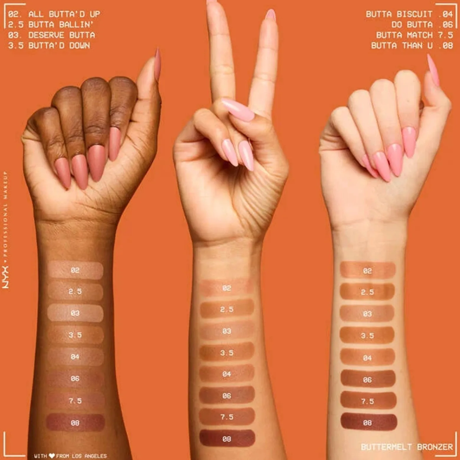 NYX Pro Makeup Buttermelt Bronzer 03.5 Butta'd Down 5g (0.17oz)