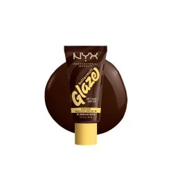NYX Pro Makeup Buttermelt Glaze Soft Glow Skin Tint SPF30 10: Chocolate Butta 30ml (1.01floz)