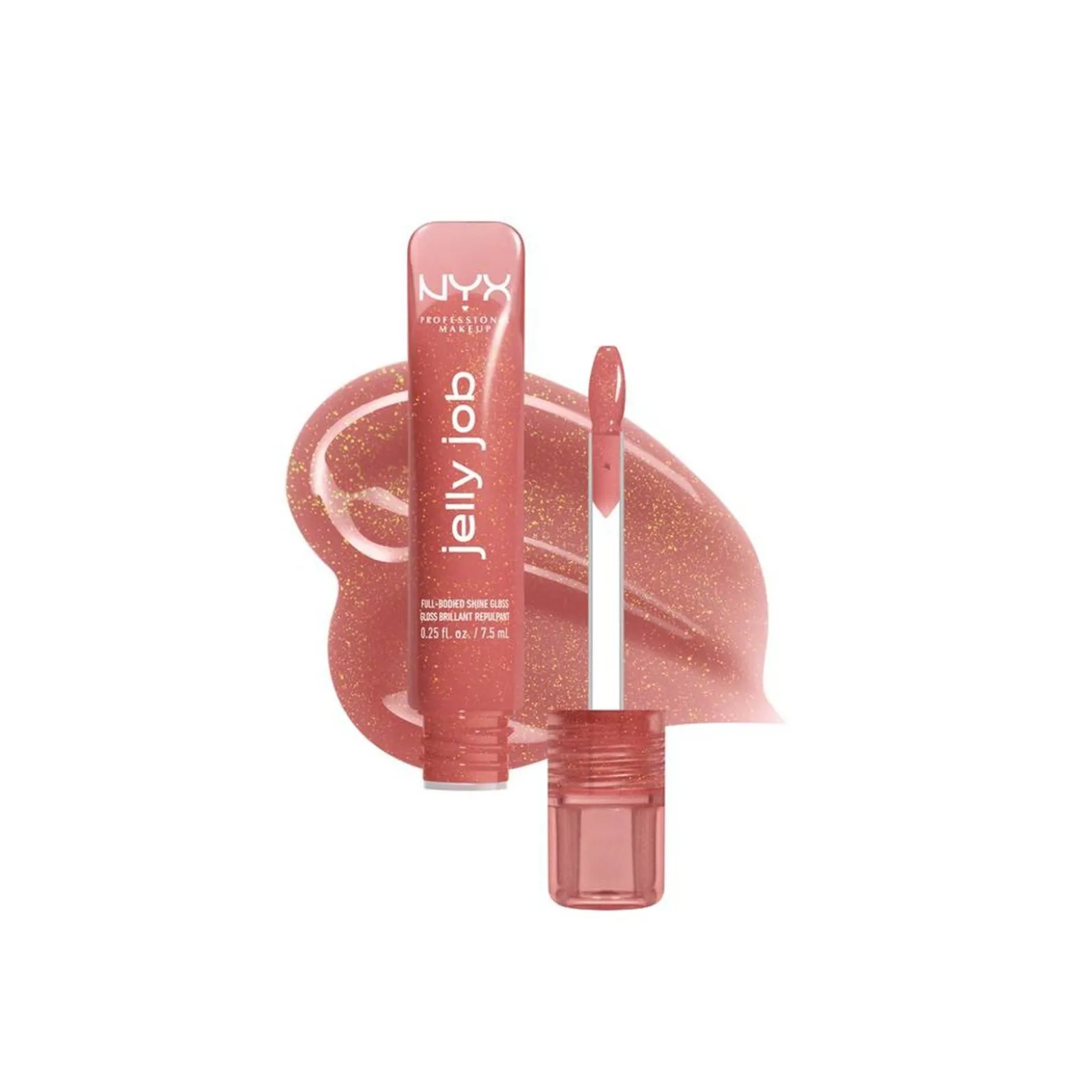 NYX Pro Makeup Jelly Job Full-Bodied Shine Gloss Honey, It's Jelly 7.5ml (0.25floz)