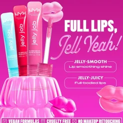 NYX Pro Makeup Jelly Job Full-Bodied Shine Gloss Jelly Frost 7.5ml (0.25floz)