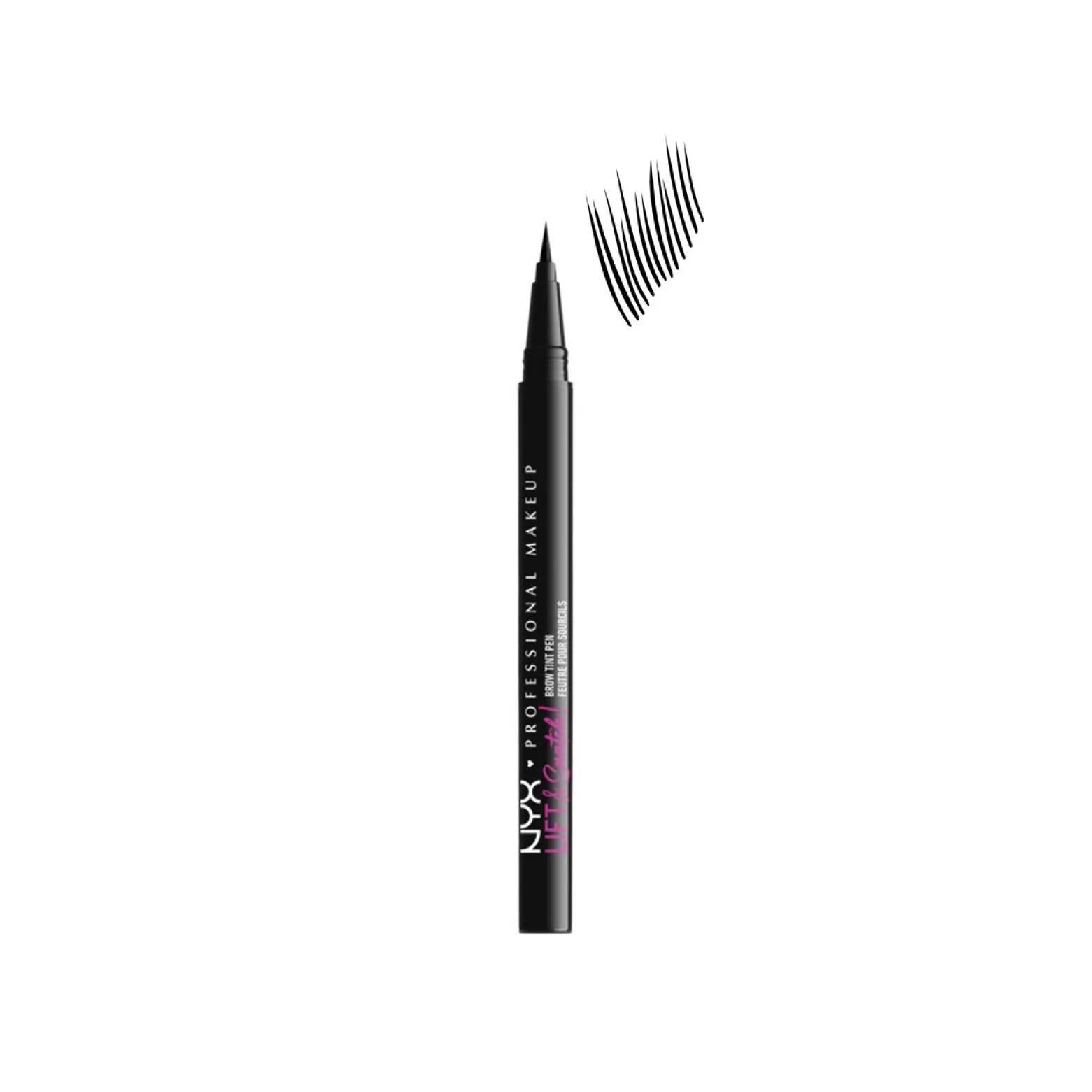 NYX Pro Makeup Lift & Snatch! Brow Tint Pen Black 1ml (0.03fl oz)