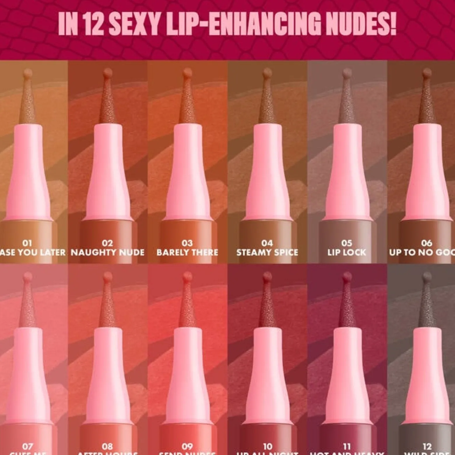 NYX Pro Makeup Lip Lingerie Lip Liner Stain 09 Send Nudes 1ml (0.03floz)