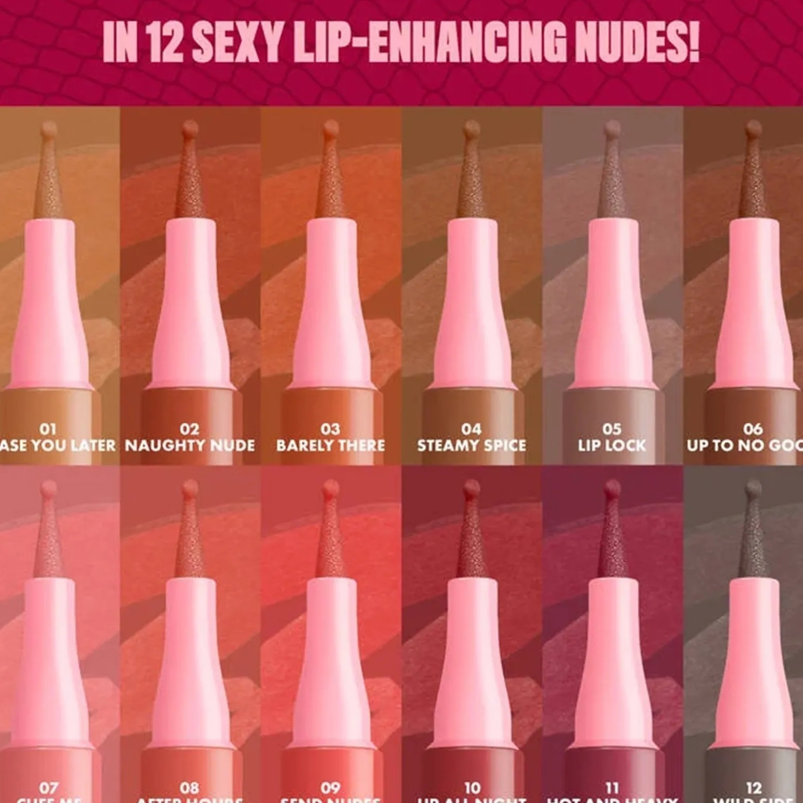 NYX Pro Makeup Lip Lingerie Lip Liner Stain Wild Side 1ml (0.03floz)
