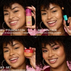 NYX Pro Makeup Make'em Wonder Soft Matte Buildable Foundation 12 Natural 30ml (1.01floz)