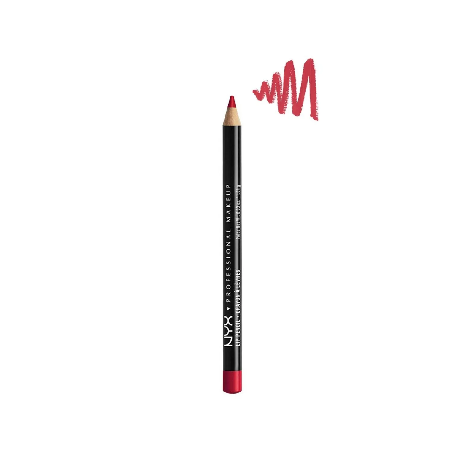 NYX Pro Makeup Slim Lip Pencil Plush Red 1.04g (0.03oz)