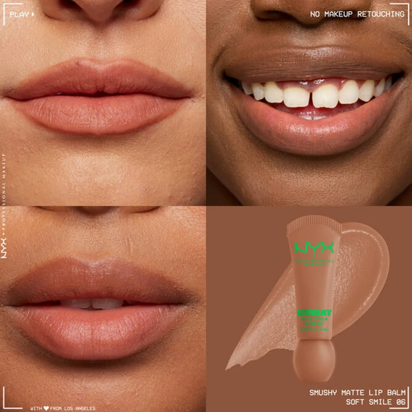 NYX Pro Makeup Smushy Matte Lip Balm Soft Smile 8ml (0.27floz)