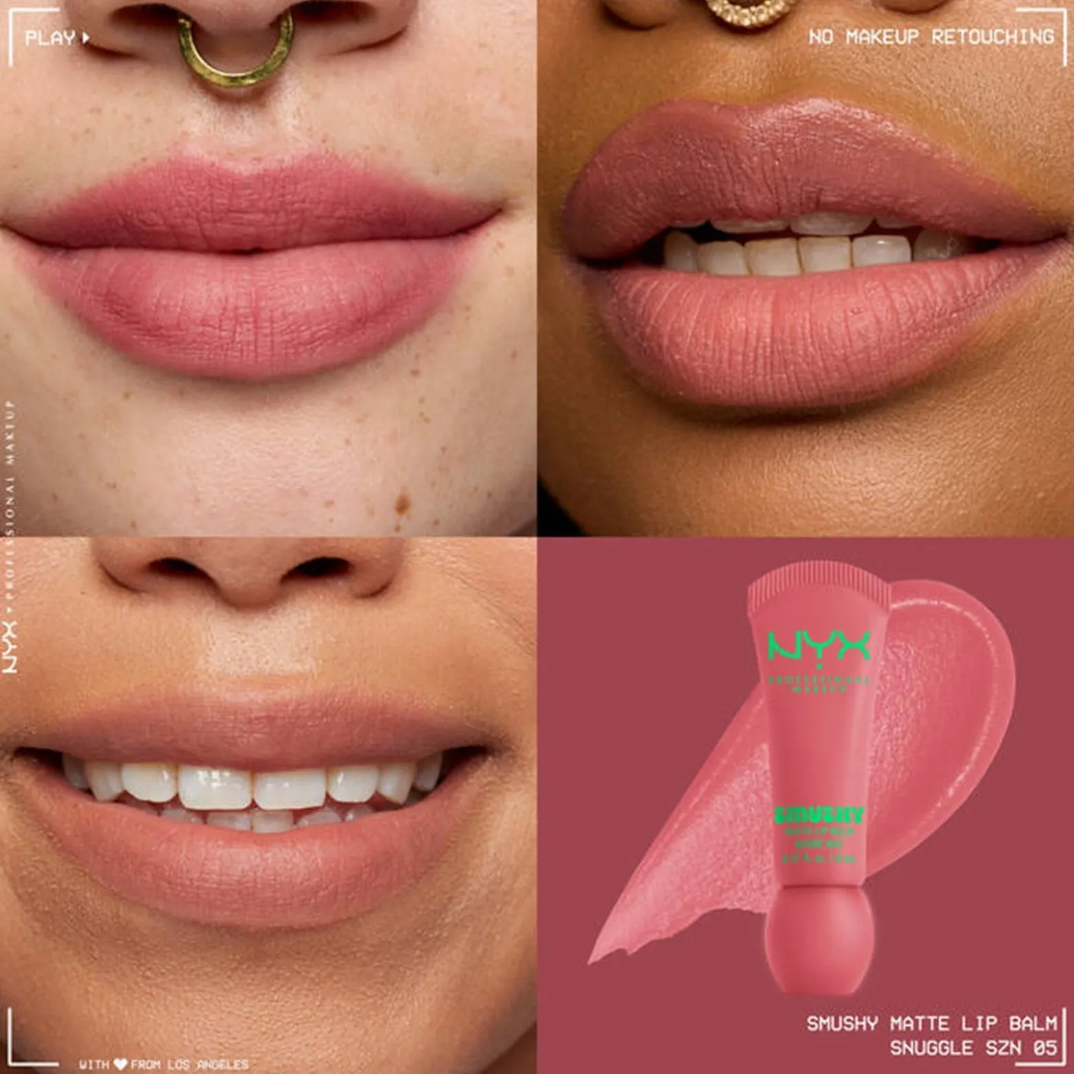 NYX Pro Makeup Smushy Matte Lip Balm Snuggle Szn 8ml (0.27floz)