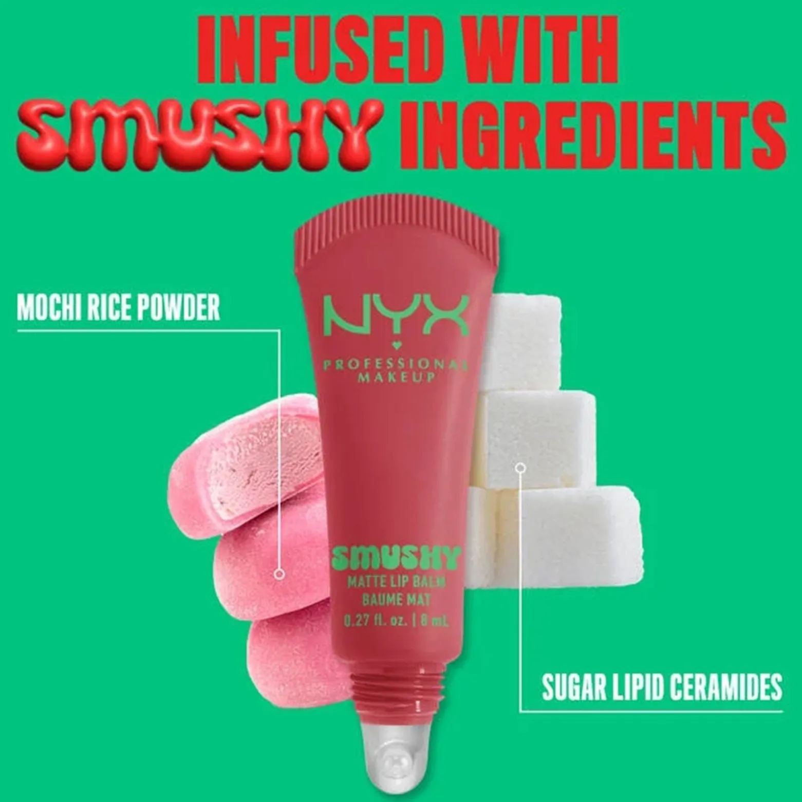 NYX Pro Makeup Smushy Matte Lip Balm Snuggle Szn 8ml (0.27floz)