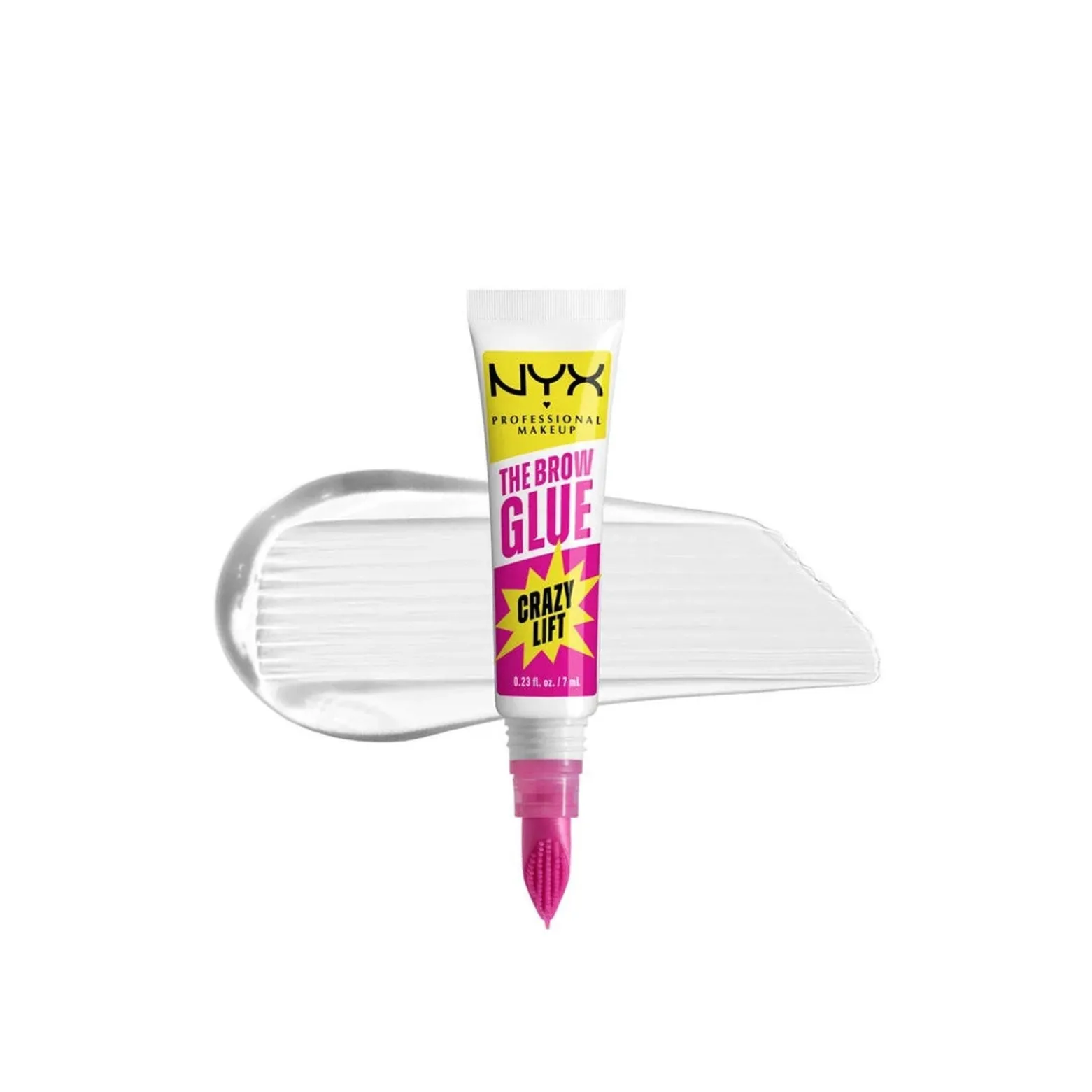NYX Pro Makeup The Brow Glue Crazy Lift Brow Lamination Gel 01 Transparent 7ml (0.23floz)