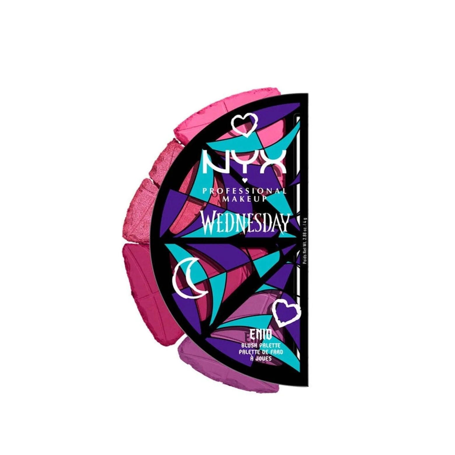 NYX Pro Makeup Wednesday Stained Glass Blush Palette