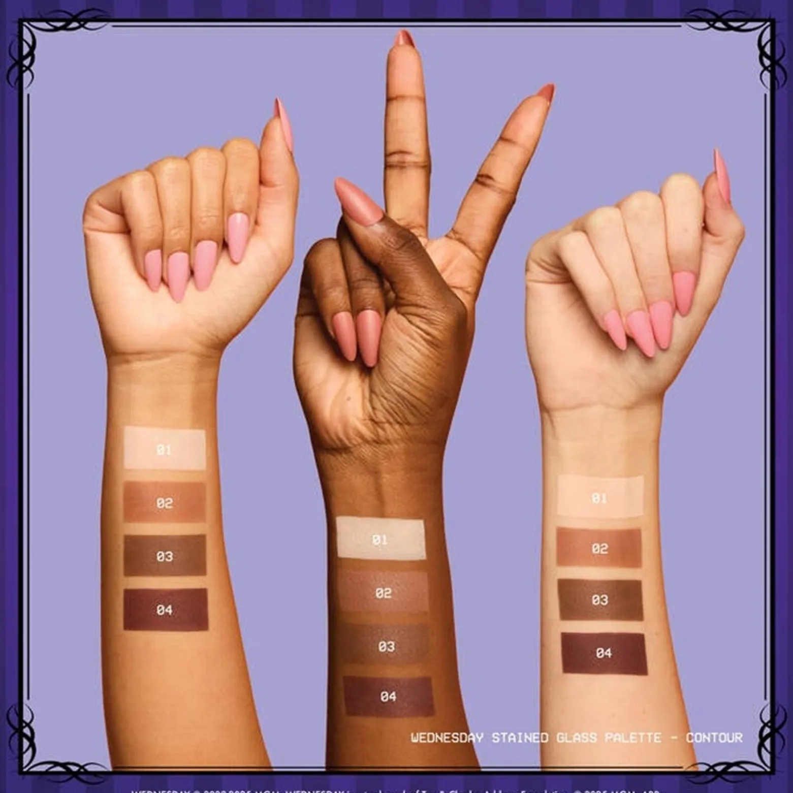 NYX Pro Makeup Wednesday Stained Glass Contour Palette