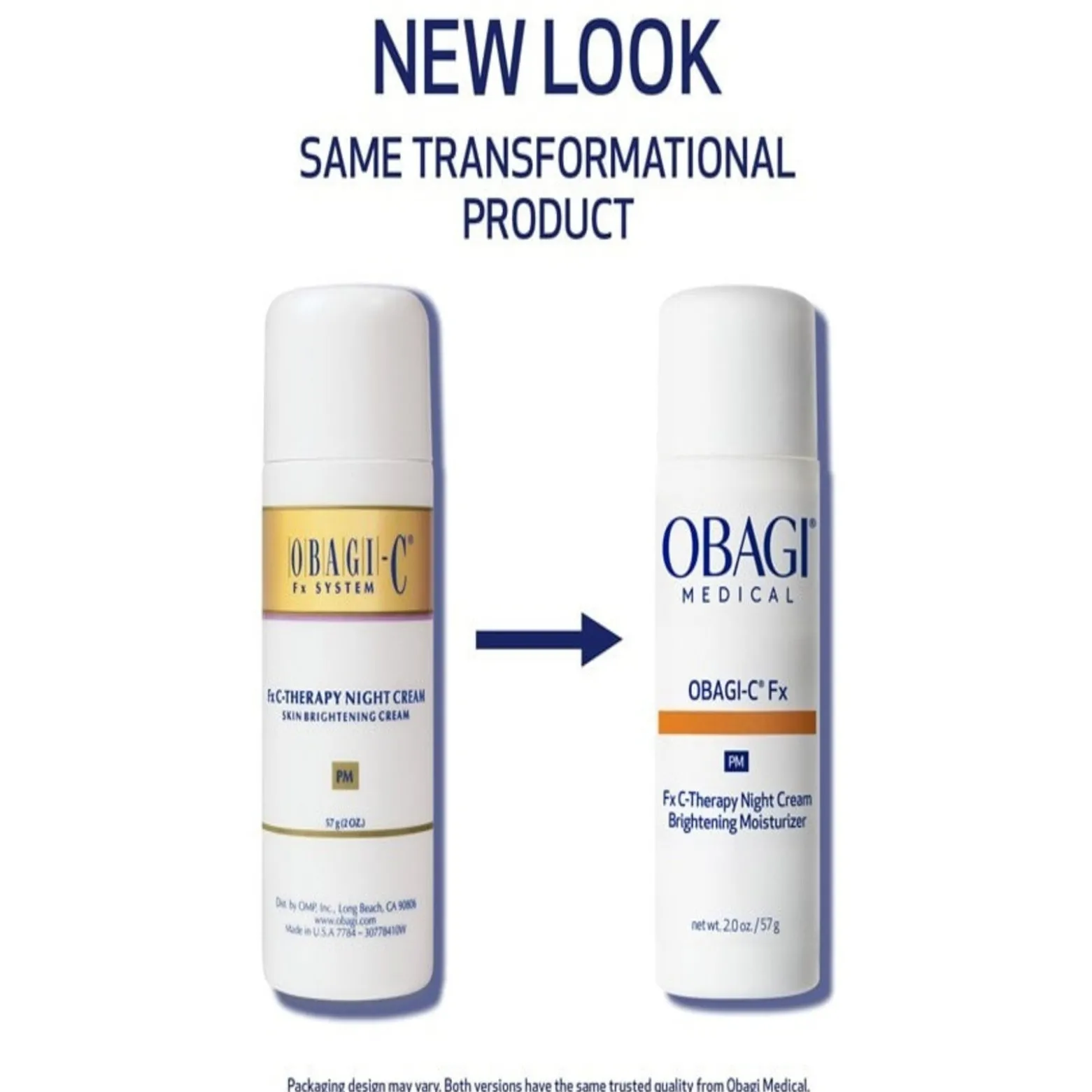 Obagi-C Fx C-Therapy Night Cream Brightening Moisturizer 57g (2.0oz)