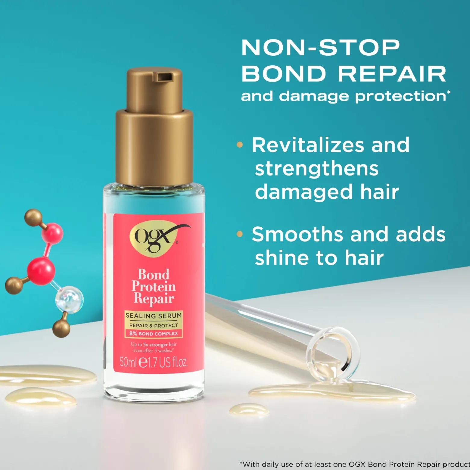 OGX Bond Protein Repair Sealing Serum 50ml (1.7floz)