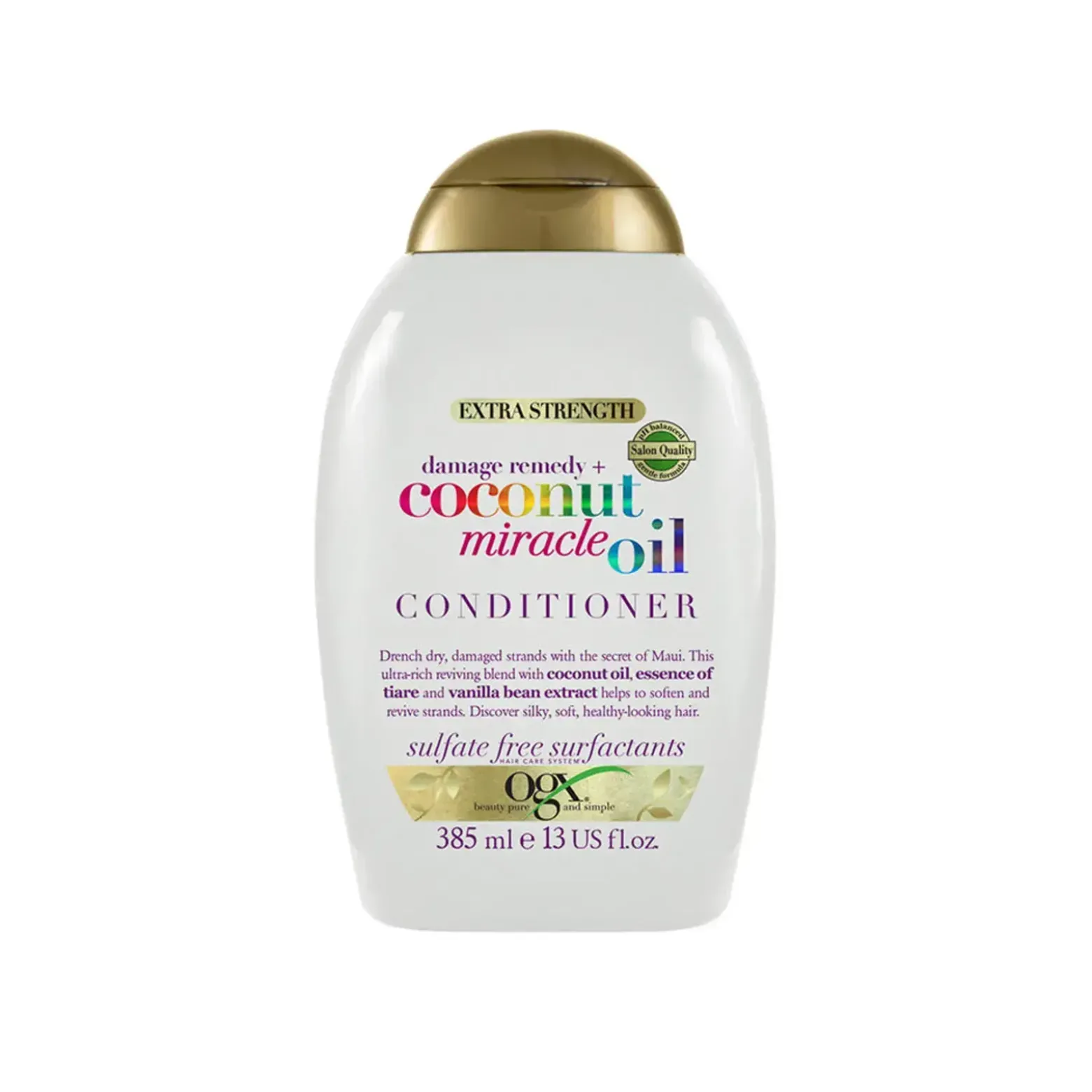 OGX Damage Remedy + Coconut Miracle Oil Extra Strength Conditioner 385ml (13 fl oz)