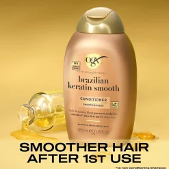 OGX Ever Straightening + Brazilian Keratin Smooth Conditioner 385ml (13 fl oz)