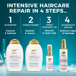 OGX Rescue Fusions 24h Frizz Control Smooth & Sleek Oil 50ml (1.7floz)