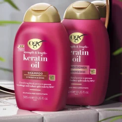 OGX Strength & Length + Keratin Oil Conditioner 385ml (13 fl oz)