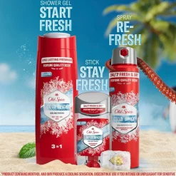 Old Spice Cold Spice Antiperspirant Clear Gel Cool Mint Perfume 70ml (2.4floz)