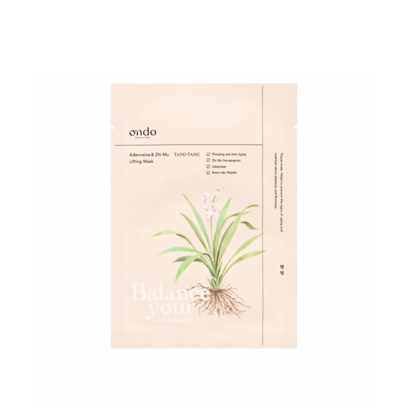 Ondo Beauty 36.5 Adenosine & Zhi Mu Lifting Mask 25g (0.88 oz)