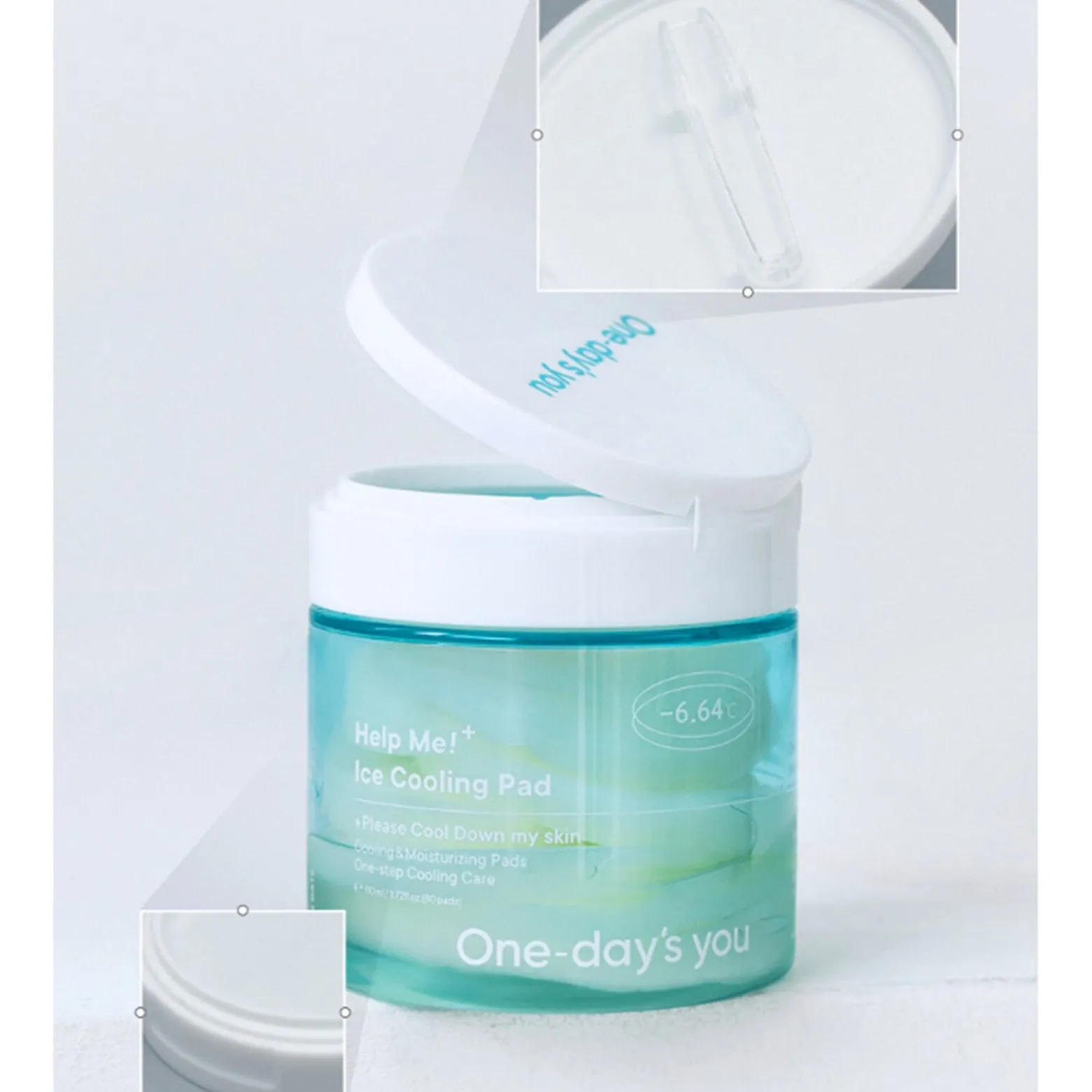 One-day's you Help Me! Ice Cooling Pad x80 (3.71floz)