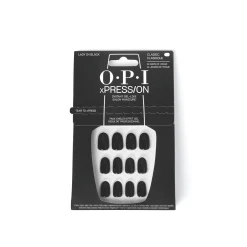 OPI xPress/On Iconic Shades Instant Gel-Like Press-On Nails Short Lady in Black x30