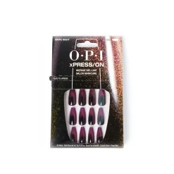 OPI xPRESS/ON Press-On Nails Long Swipe Night x30
