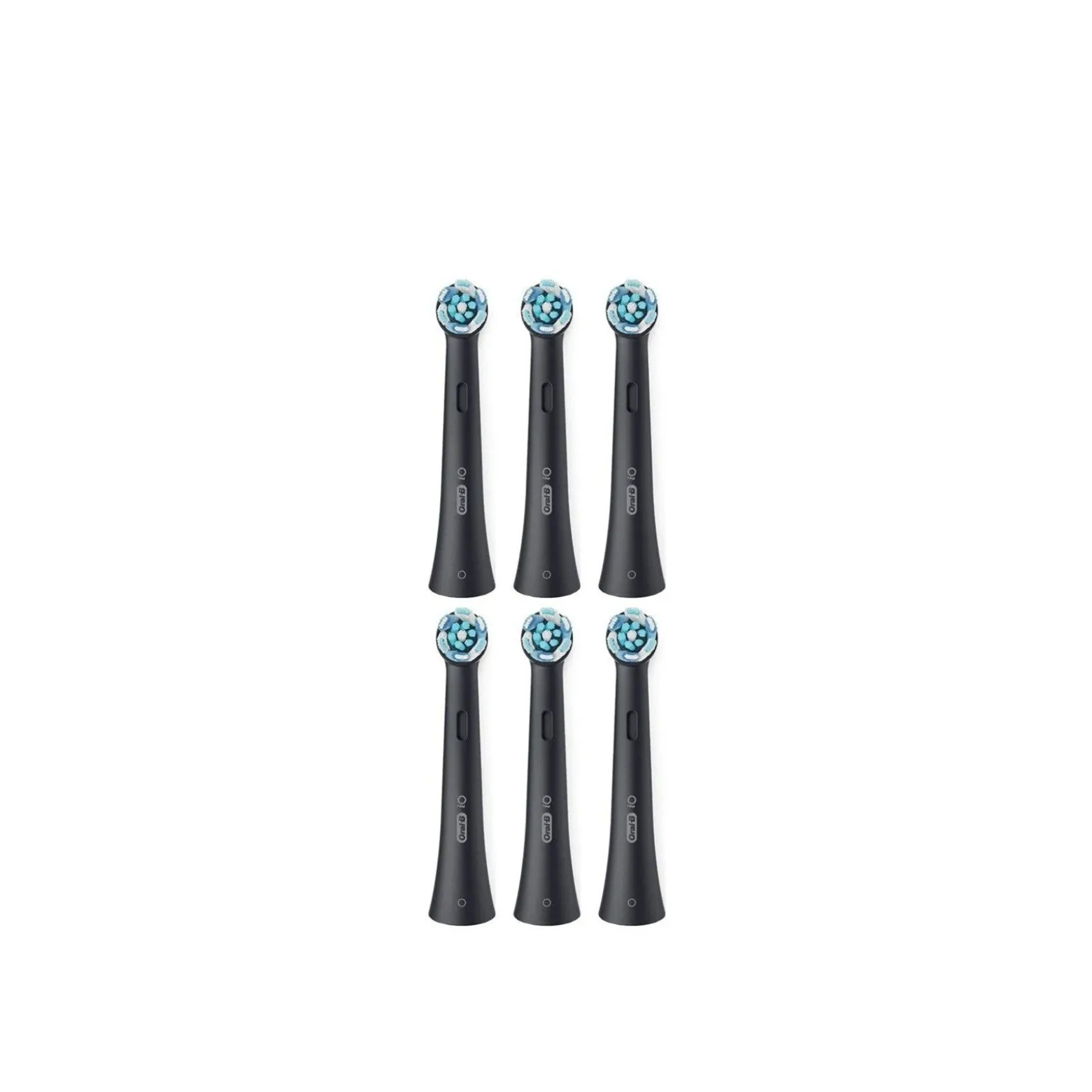 Oral-B iO Ultimate Clean Replacement Head Electric Toothbrush Black x6