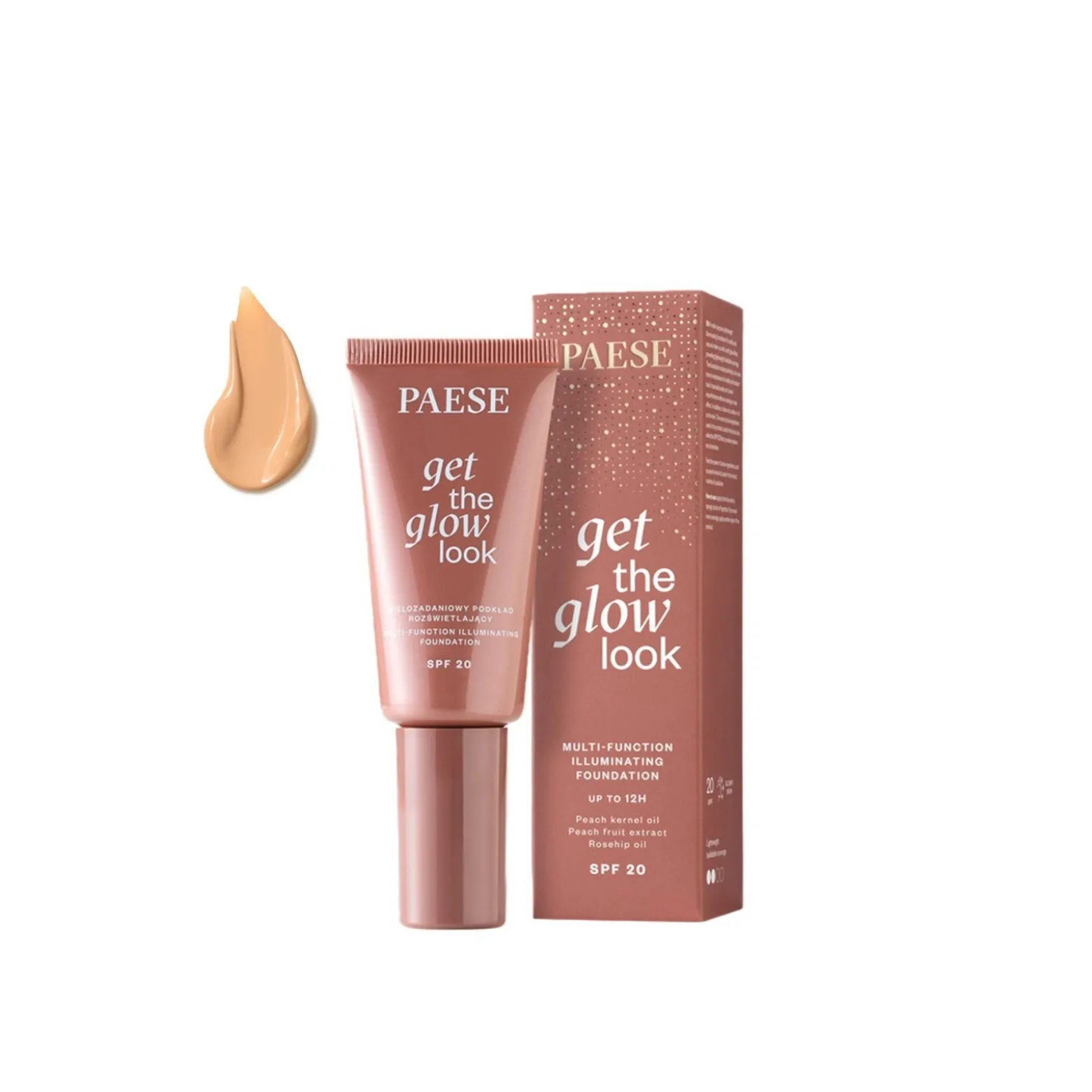 Paese Get The Glow Look Multi-Function Illuminating Foundation SPF20 4W Medium Beige 30ml (1.01floz)
