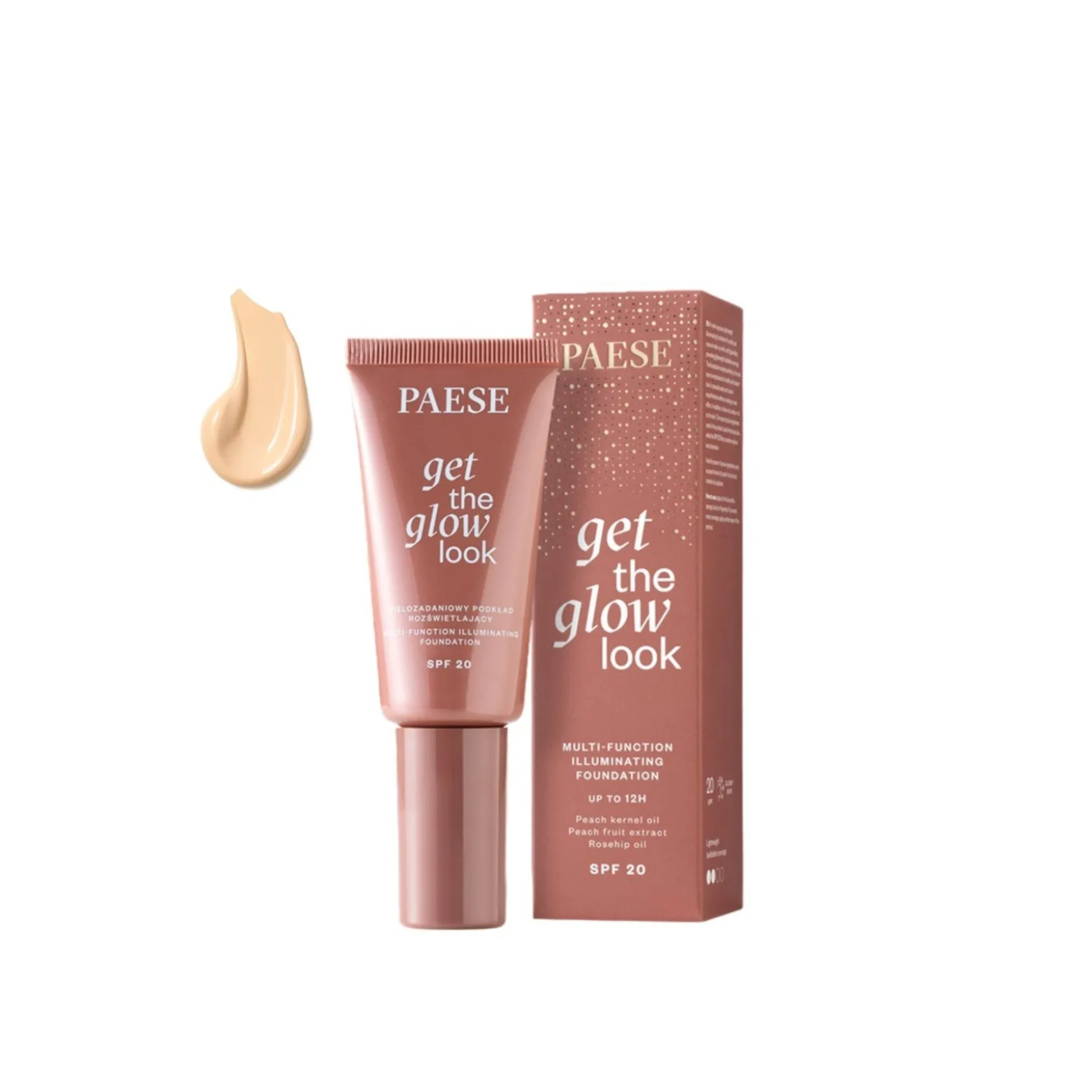 Paese Get The Glow Look Multi-Function Illuminating Foundation SPF20 1N Light Beige 30ml (1.01floz)