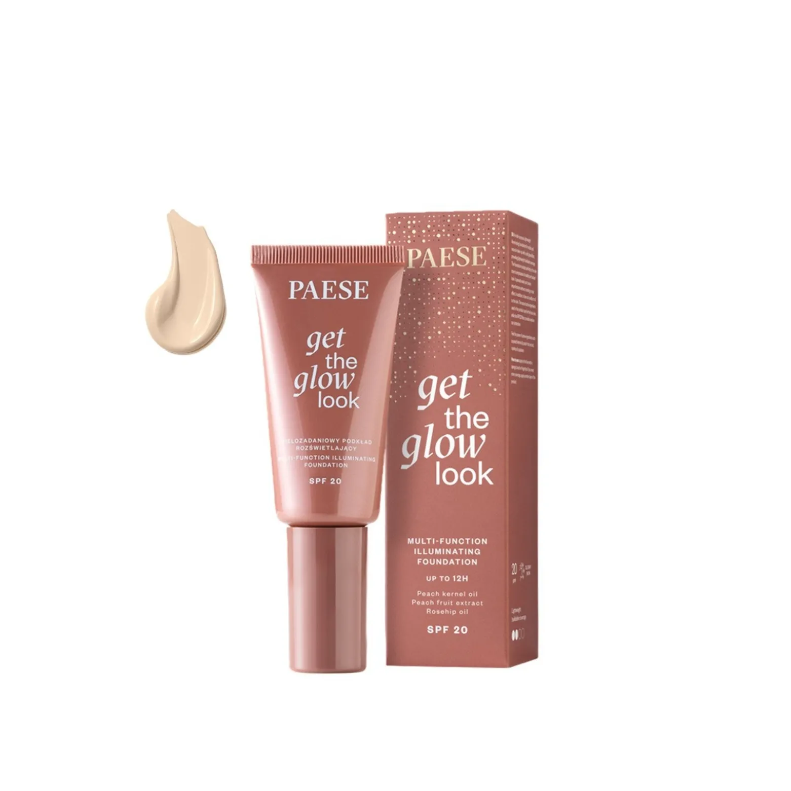 Paese Get The Glow Look Multi-Function Illuminating Foundation SPF20 0N Neutral Beige 30ml (1.01floz)